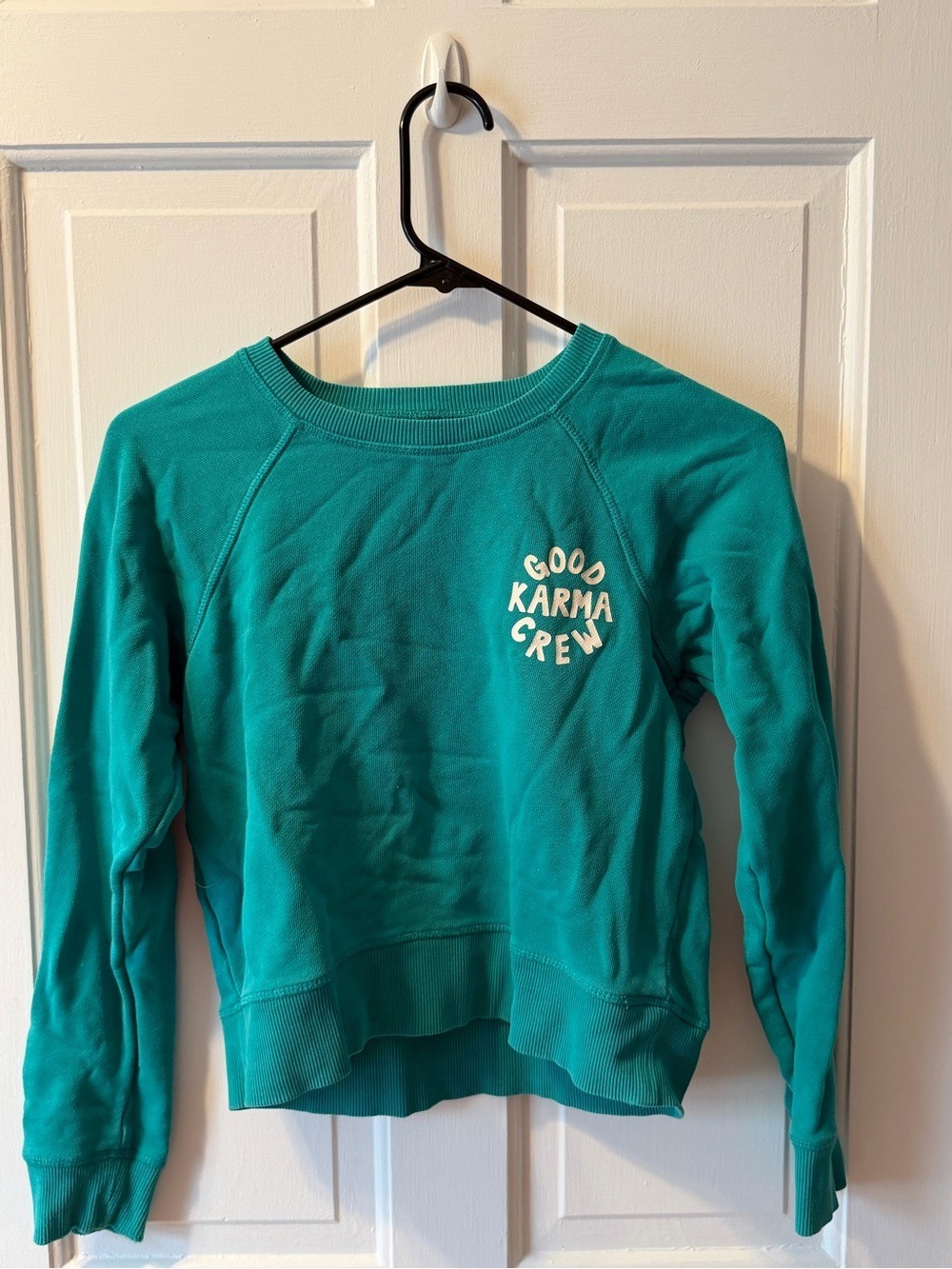 Spiritual Gangster Teal 'Good Karma Crew' Kids Sweatshirt